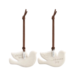 Hope One to Keep, One to Share Ornament (Set of 2) 5 cm