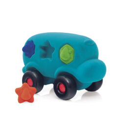 Shape Sorter Bus Large Turquoise 22x12,5x15 cm