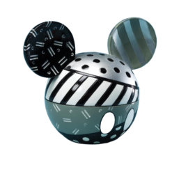 ΜΙΚΥ ΑΣΠΡΟΜΑΥΡΟ Ears Box Britto 10 cm