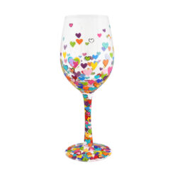 Hearts-A-Million Wine Glass 22.5cm