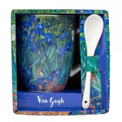 Κούπα Με Κουταλάκι "Iris" Van Gogh 300 ml 13x12 cm
