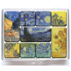 Μαγνήτες Ρητίνης Van Gogh 9 pcs 9 cm