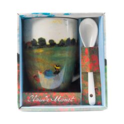 Κούπα Με Κουταλάκι "Les Coquelicots" Monet 300 ml 13x12 cm