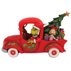 Grinch in Red Truck 15 cm