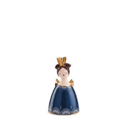 Bell Queens Le Pupazze Blue 7x12 cm
