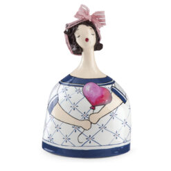 Money Box Blue Le Pupazze (2-piece item) 16x23 cm