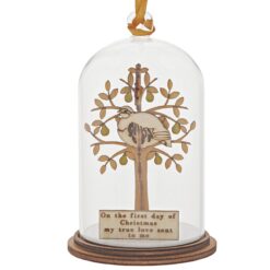 Partridge In A Pear Tree Hanging Ornament 8,5 cm