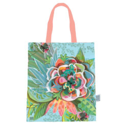Τσάντα Πολύχρωμη Πάνινη Blooms 44 cm