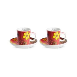 Coffee Set Bellamore Red 2 pcs 100 ml