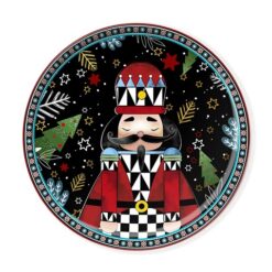 Round Serving Plate Christmas The Nutcracker D.32 cm