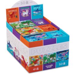 50-pc Tin Puzzle 18 Ass