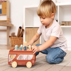 Alternative view of Ξύλινο Λεωφορείο με σφυρί αντιστοίχισης 20,7x10,7x14,1 cm