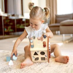 Alternative view of Ξύλινος Κύβος 5 δραστηριοτήτων 20x20x34 cm