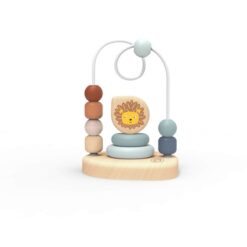 Ξύλινη Άσκηση προγραφής "Λιοντάρι" 13x13x18 cm