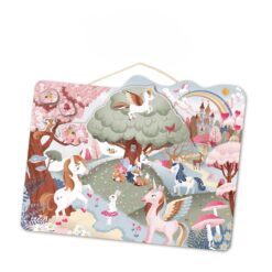 Ξύλινο Μαγνητικό παζλ Μονόκερως 48 τεμ 5+ 42x33x1 cm