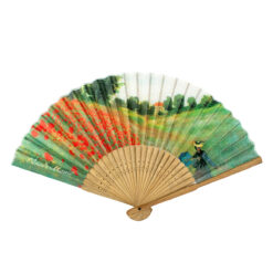 Βεντάλια "Les Coquelicots" Monet 21 cm