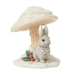 White Woodland Bunny Figurine 10,5 cm