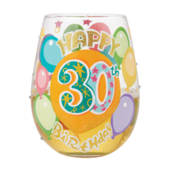 30th Birthday Glass 12,5 cm