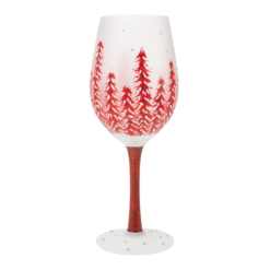 Christmas in Rouge Wine Glass 22,5 cm