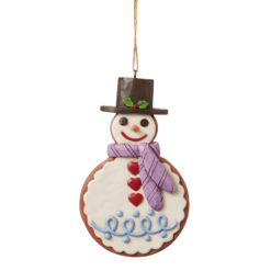 Snowman Cookie Hanging Ornament 11,5 cm
