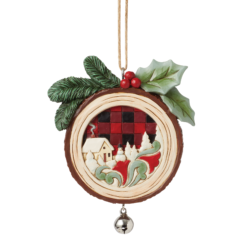 Wood Slice Hanging Ornament 11,5 cm