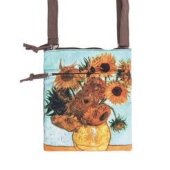 Τσαντάκι Διαβατηρίου Χιαστί "Tournesols" Van Gogh 22x19 cm