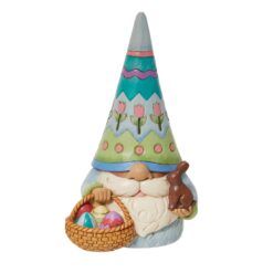 Easter Sweet Charmer (Easter Gnome with Basket of Eggs Figurine) 19 cm