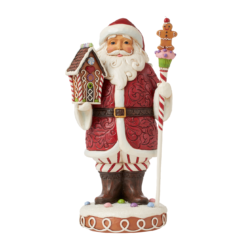 Have A Sweet Christmas (Santa with Staff Figurine) 25,5 cm