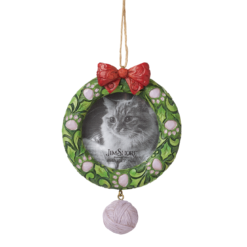 Cat Wreath Hanging Ornament 12,5 cm