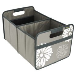 Meori Large Box Grey Flower 30L 32x27,5x50 cm