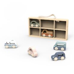 Alternative view of Συλλογή 6 Ξύλινων οχημάτων 29,5x3,5x16 cm