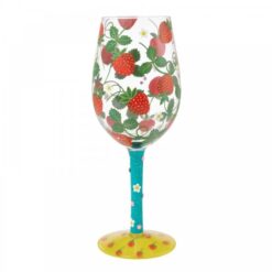 Strawberry Wine Glass 22,5 cm