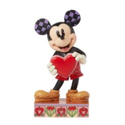 A Love Note (Mickey with Personaliseable Heart Figurine) 12,5 cm