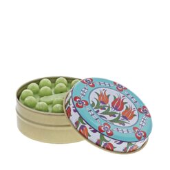 Σαπούνι Turquoise & Orange Floral Circles Olive 7 cm