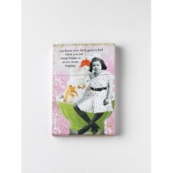 Creme Brulee Magnetic Closure Note Pads