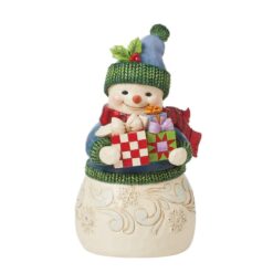 Unwrap the Joy (Snowman with Arms Full of Presents) 21,5 cm