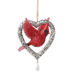 Forever in my Heart Caring Cardinal Hanging Ornament 12,5 cm