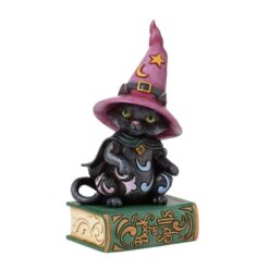 Too Cute to Spook (Black Cat on Book Pint Figurine) 14,5 cm