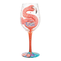 Fabulous Flamingos Wine Glass 22,5 cm