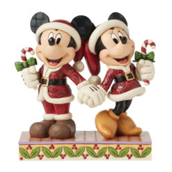 Candy Cane Christmas (Mickey & Minnie Candy Canes Figurine) 15,5 cm 15,5 cm