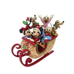 A Sleigh Full of Joy (Mickey & Friends Sled Figurine) 20,5 cm