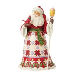 Spreading Christmas Cheer (Santa holding Cardinal) 31 cm