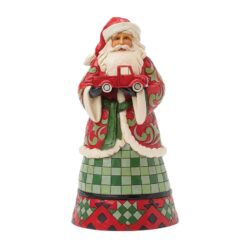 Highland Holiday (Santa holding Red Truck) 25,5 cm