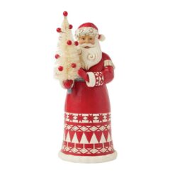 Nordic Winter Wishes (Nordic Noel Santa with Sisal Tree) 25,5 cm