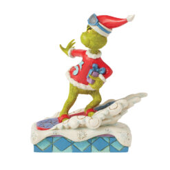 Grinch Snowboarding Figurine 15 cm