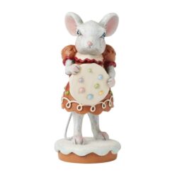 Sugar and Spice Make Christmas Nice (Gingerbread Mouse with Cookie) 11 cm