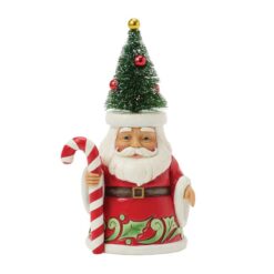 The Merry On Top (Santa with Sisal Tree Pint Figurine) 15 cm