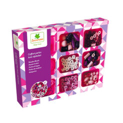 Κουτί Ξύλινες Χάντρες - Γράμματα