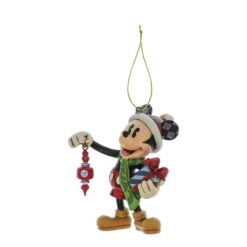 Mickey Holding Gifts Hanging Ornament 9 cm