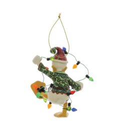 Alternative view of Donald in Xmas Lights Hanging Ornament 9 cm